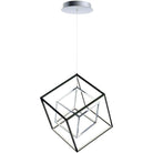 ET2 Lighting - 4 Square LED Pendant - E30582-BK - Canada Light Shop