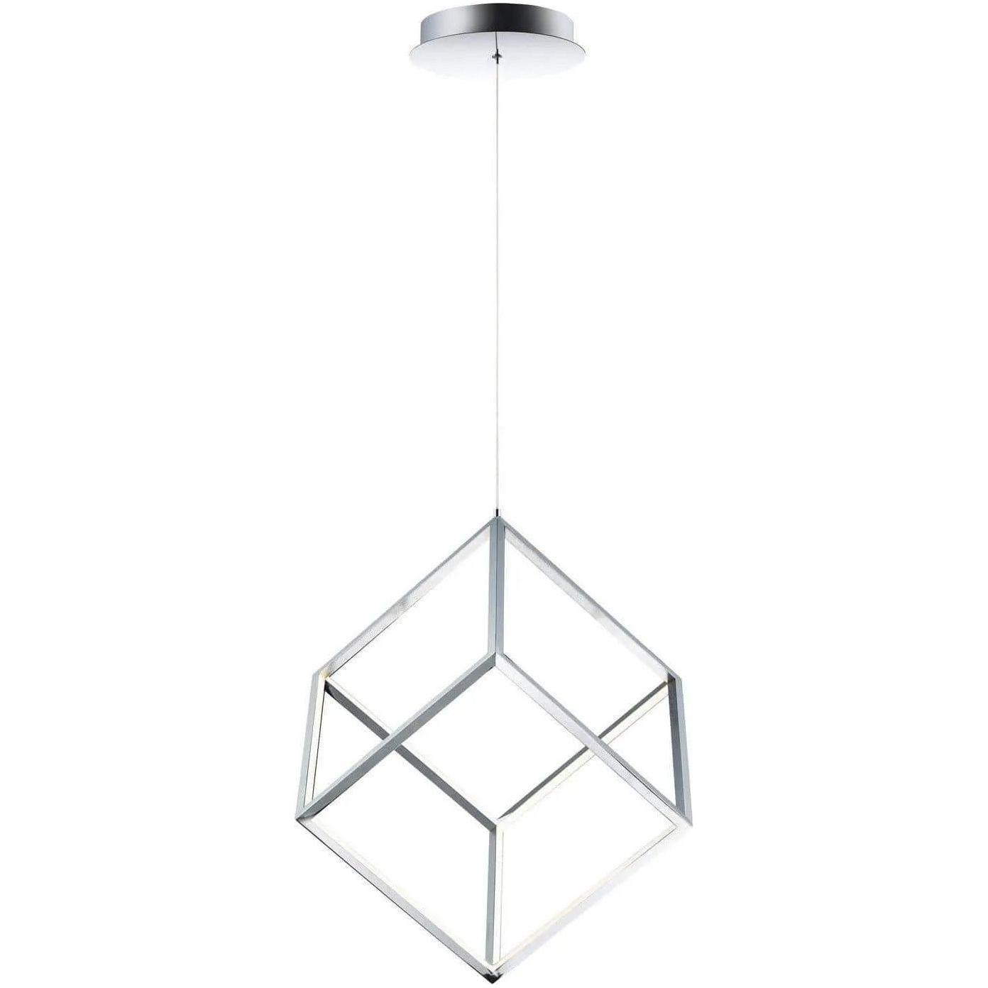 ET2 Lighting - 4 Square LED Pendant - E30582-BK - Canada Light Shop