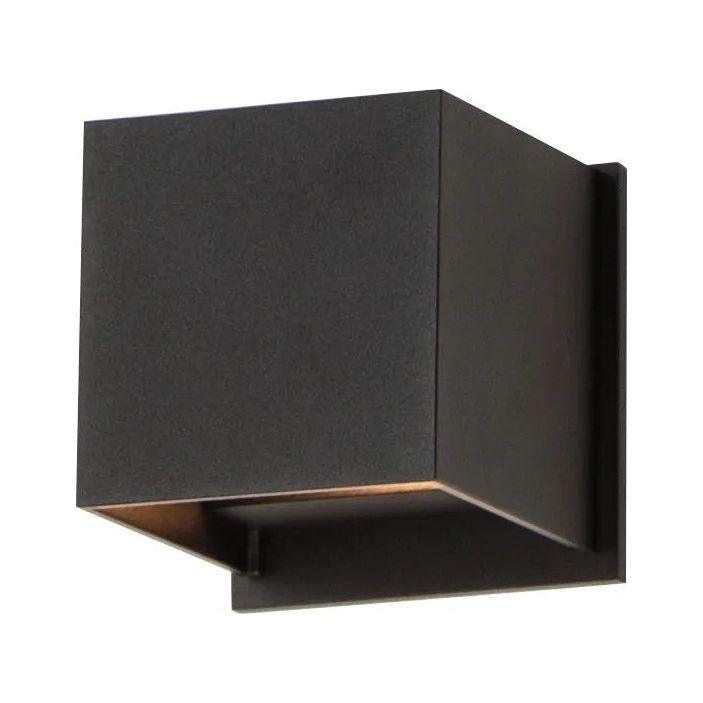 ET2 Lighting - Alumilux Cube LED Outdoor Wall Sconce - E41308-BK - Canada Light Shop