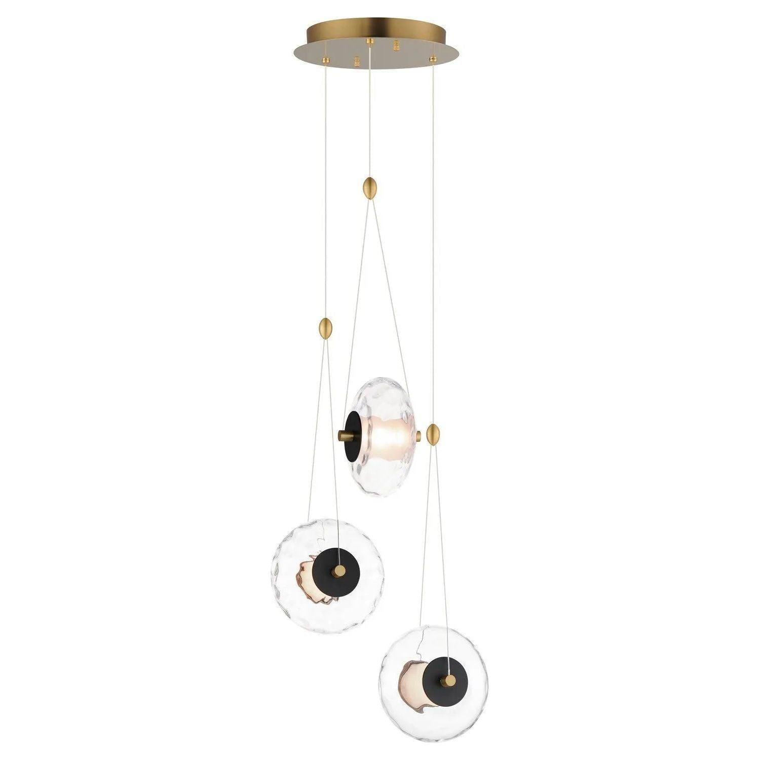 ET2 Lighting - Amulet LED Pendant - E24033-24BKNAB - Canada Light Shop