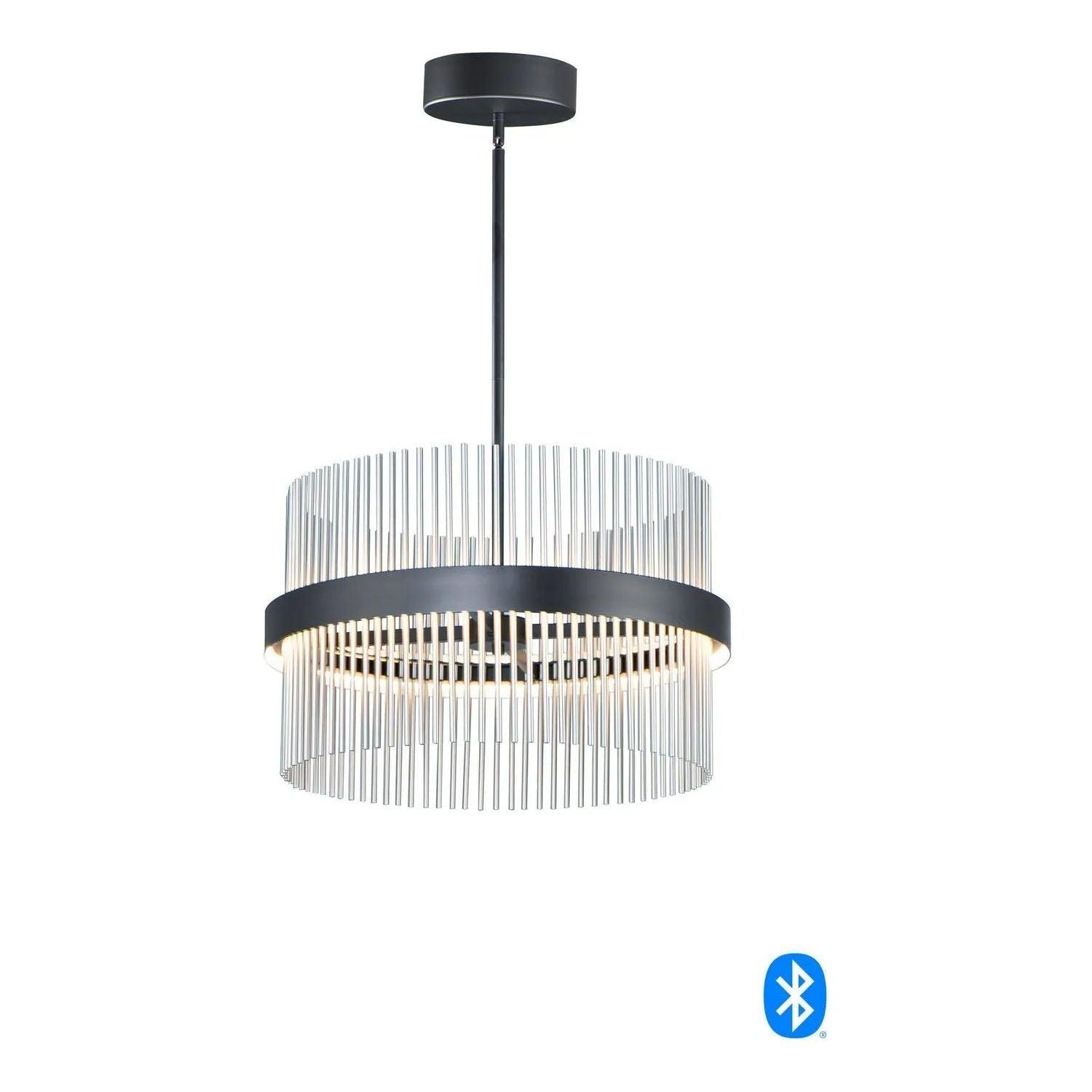 ET2 Lighting - Chimes WiZ LED Pendant - E34205-BKSN - Canada Light Shop