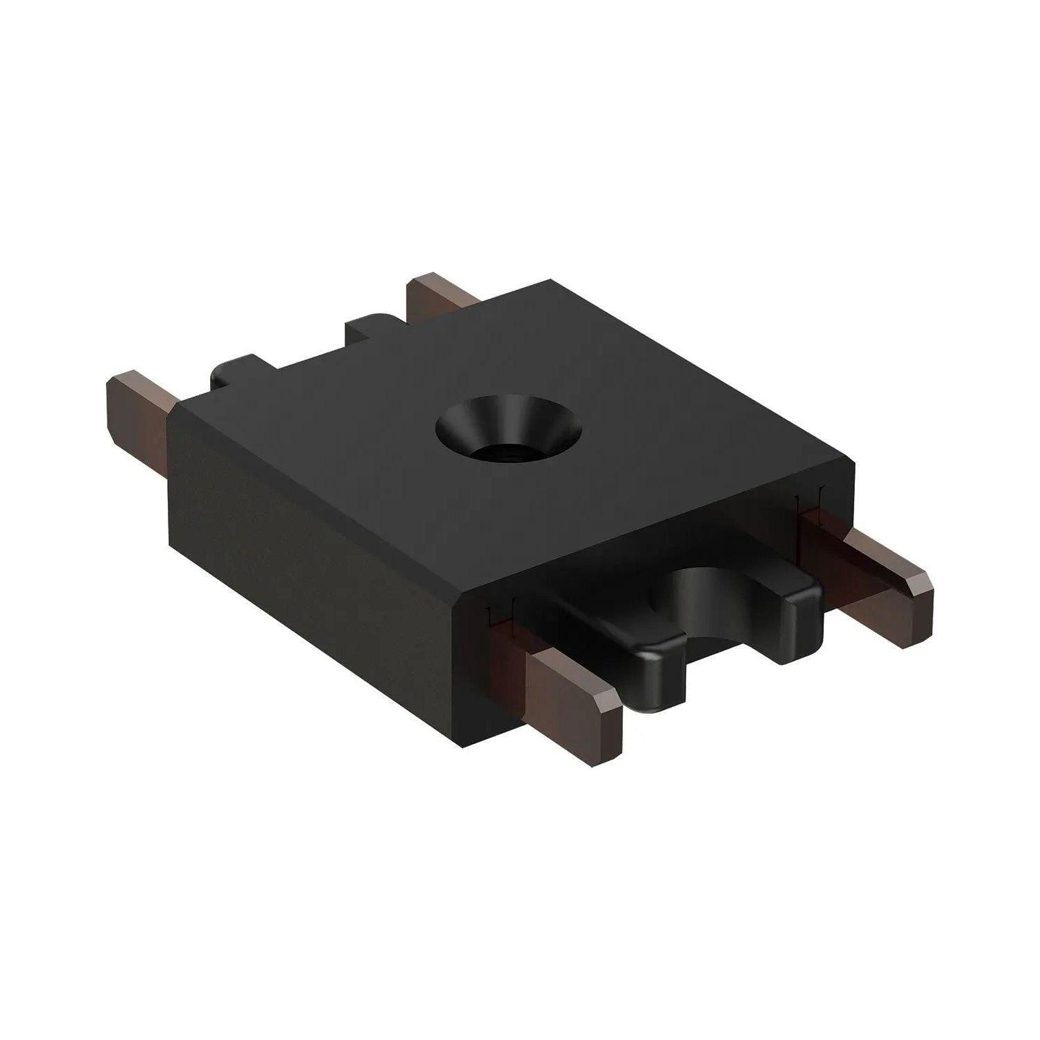 ET2 Lighting - Continuum - Track Track End to End Connector - ETMSC180-2END-BK - Canada Light Shop