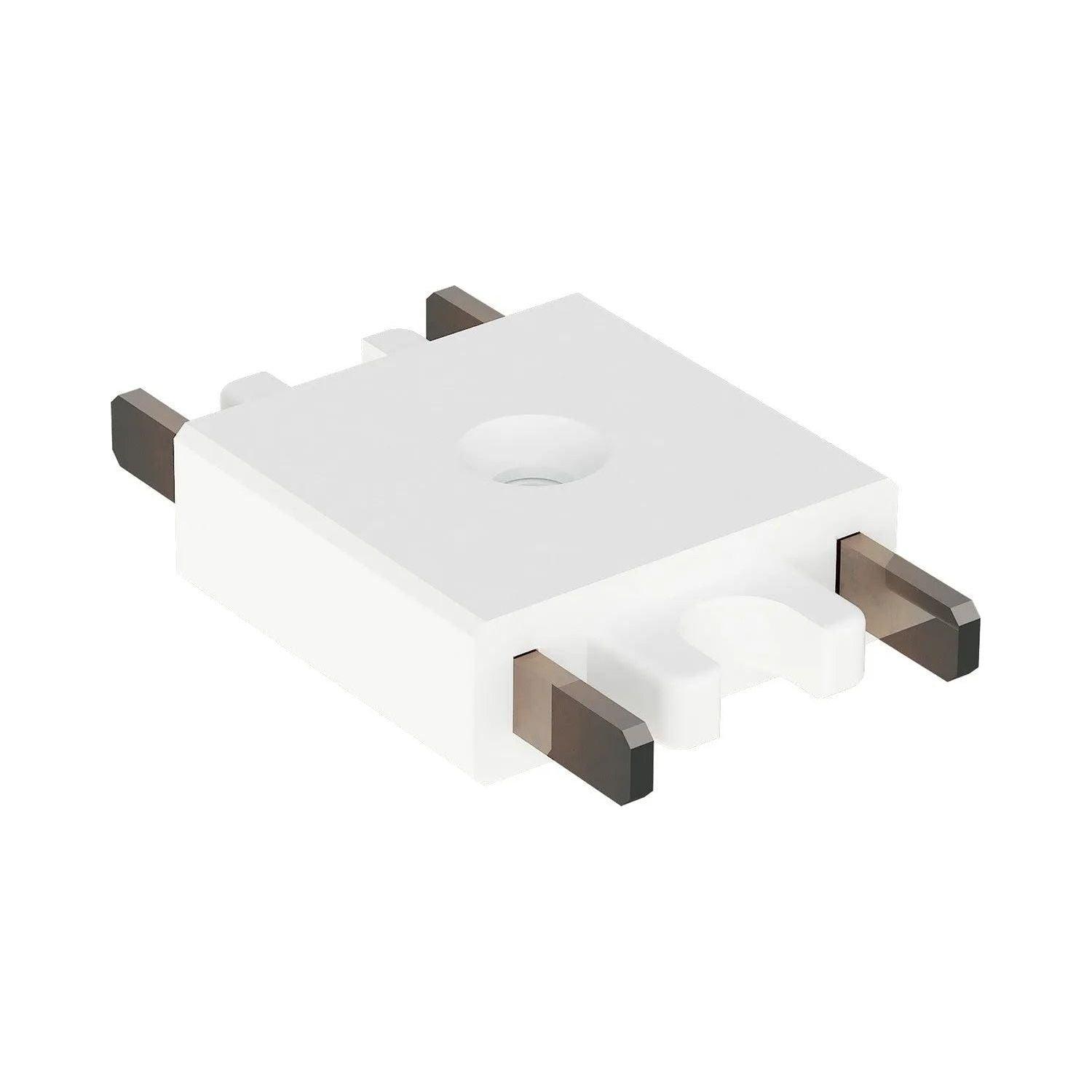 ET2 Lighting - Continuum - Track Track End to End Connector - ETMSC180-2END-WT - Canada Light Shop