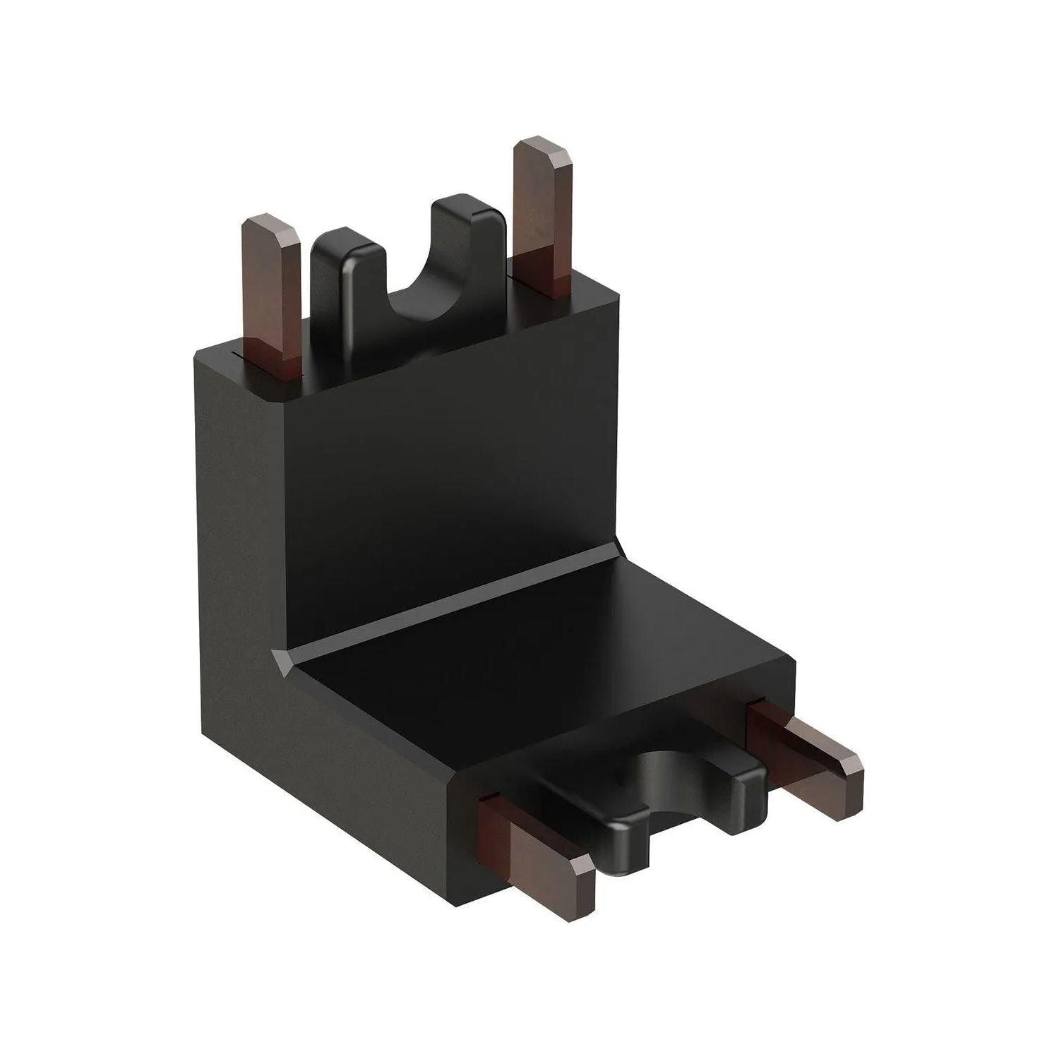 ET2 Lighting - Continuum - Track Track Wall To Ceiling Connector - ETMSC90-W2C-BK - Canada Light Shop