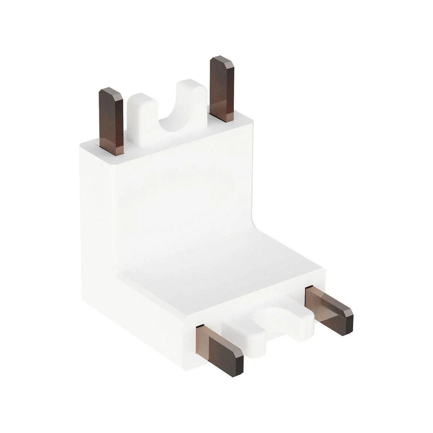 ET2 Lighting - Continuum - Track Track Wall To Ceiling Connector - ETMSC90-W2C-WT - Canada Light Shop