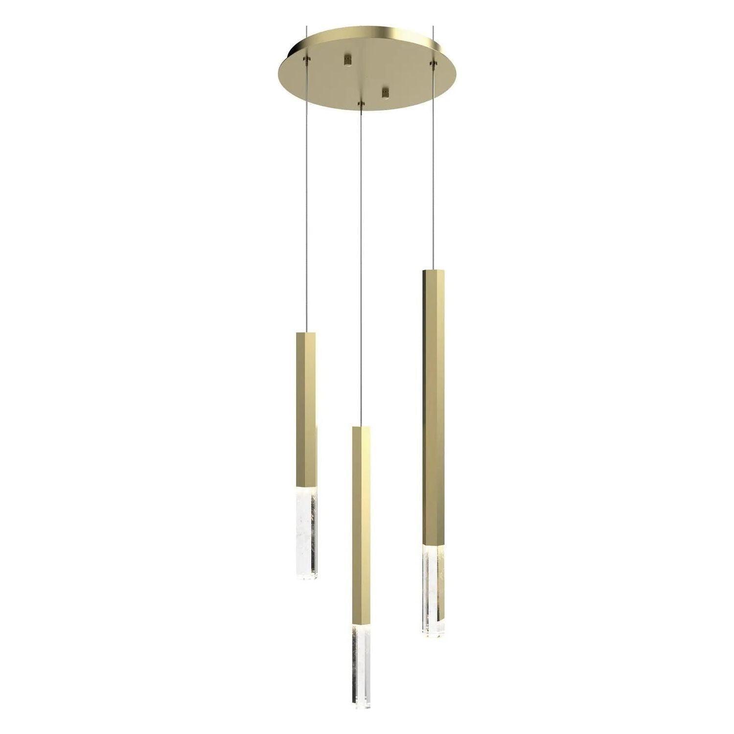 ET2 Lighting - Diaphane LED Multi-Light Pendant - E11023-95GLD - Canada Light Shop