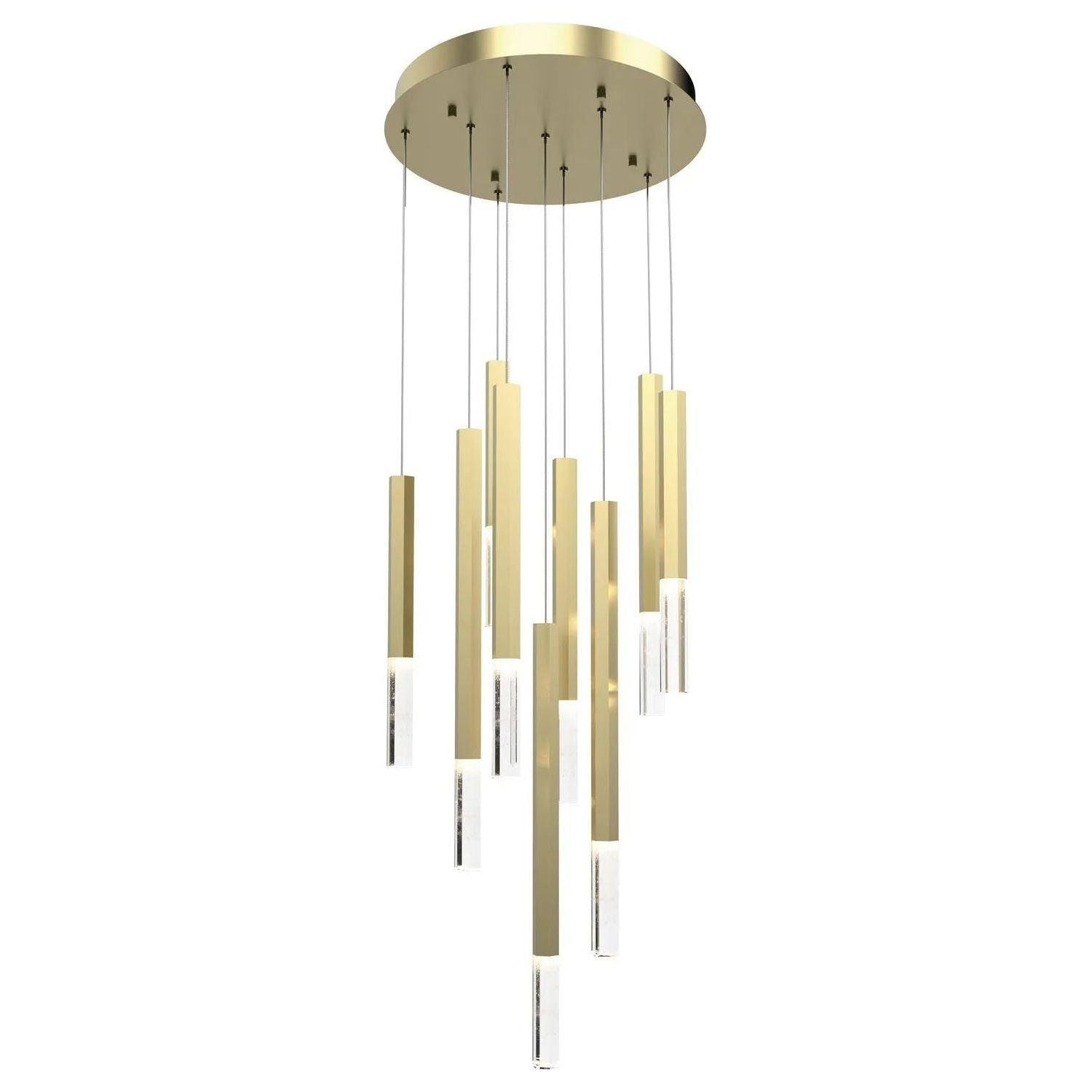 ET2 Lighting - Diaphane LED Multi-Light Pendant - E11029-95GLD - Canada Light Shop