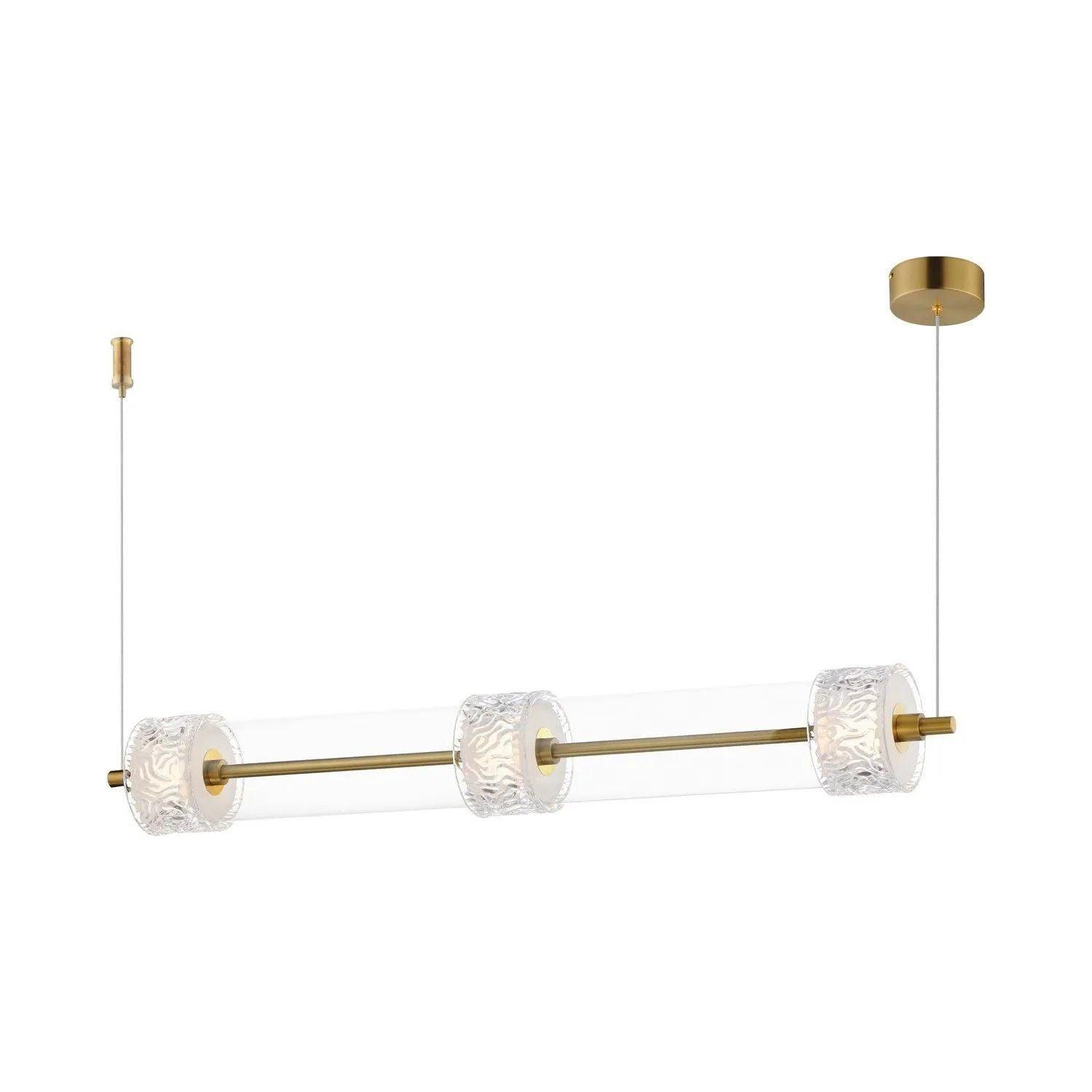 ET2 Lighting - Elysian LED Linear Pendant - E11083-124NAB - Canada Light Shop