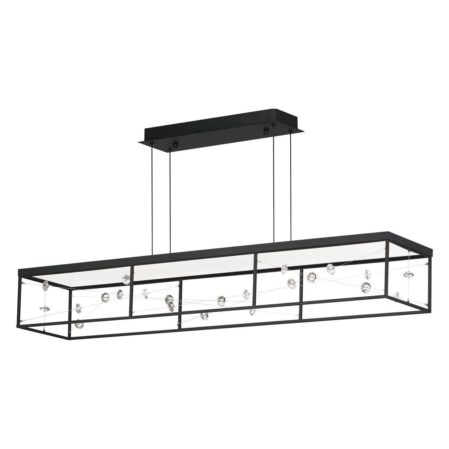 ET2 Lighting - Entanglement LED Linear Pendant - E21256-20BK - Canada Light Shop
