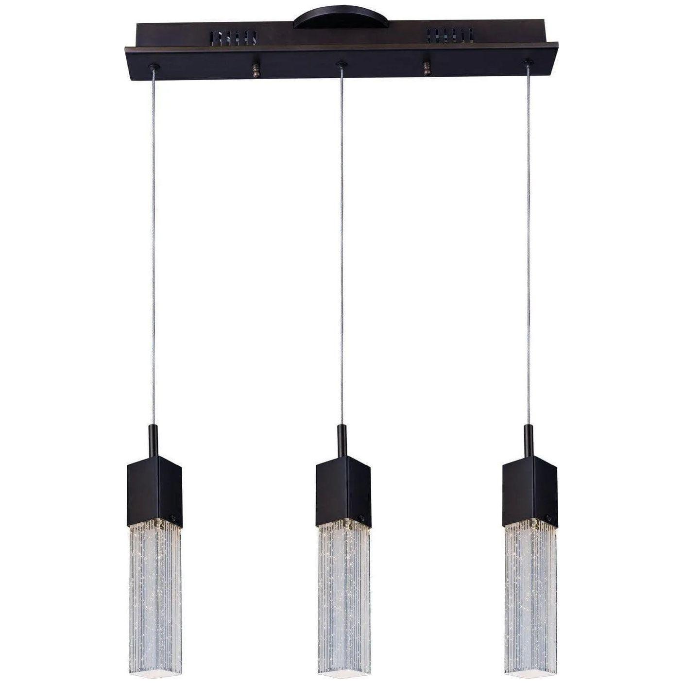 ET2 Lighting - Fizz III LED Linear Pendant - E22763-89BZ - Canada Light Shop