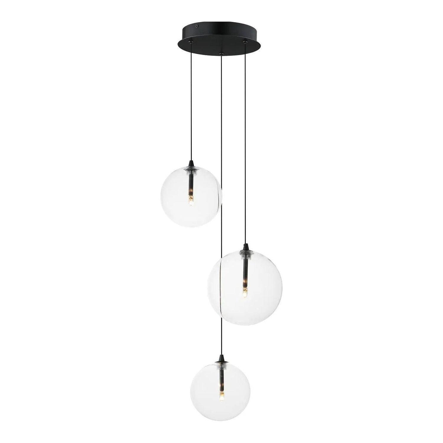 ET2 Lighting - Global LED Pendant - E25073-18BK - Canada Light Shop