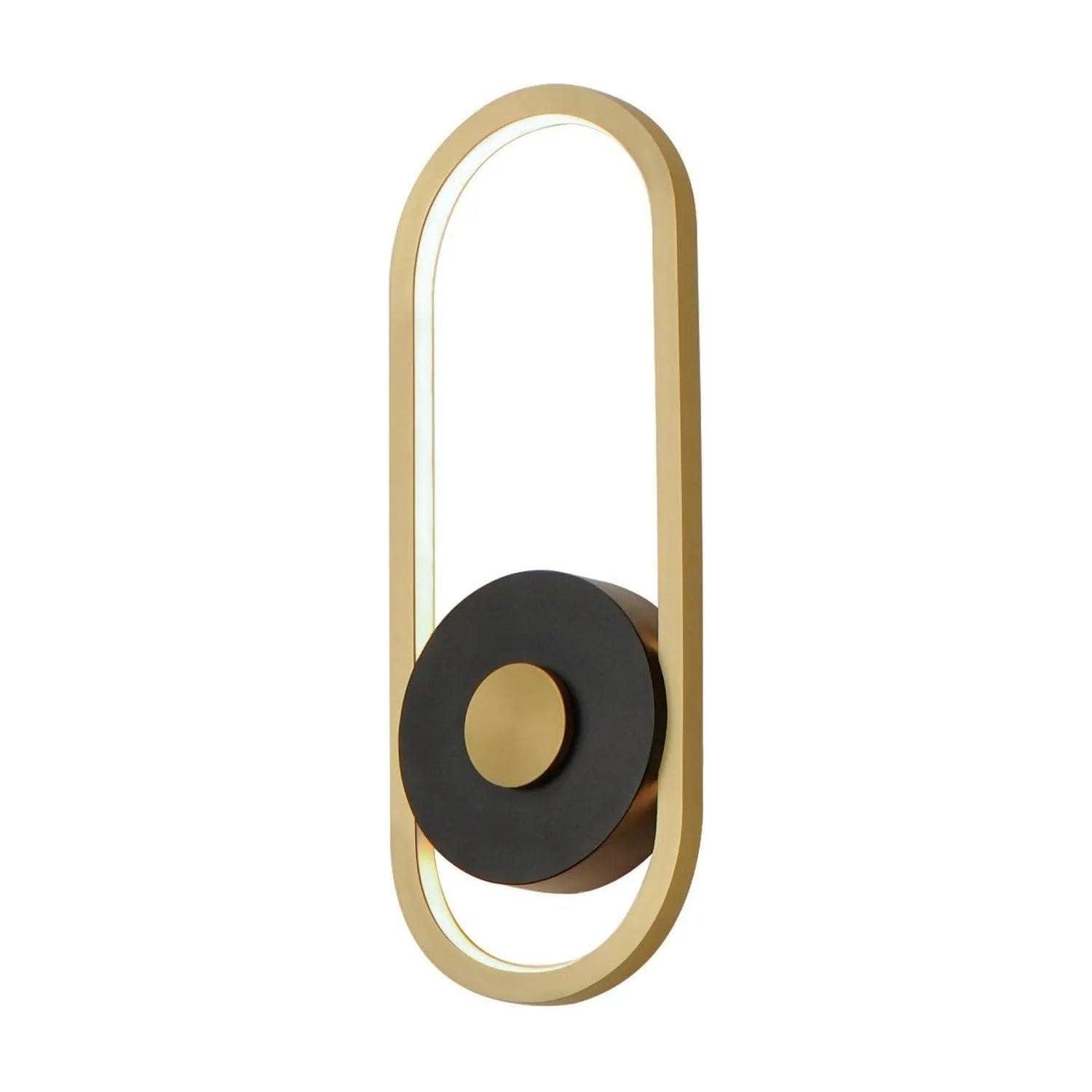 ET2 Lighting - Gravity LED Outdoor Wall Sconce - E42104-BKGLD - Canada Light Shop