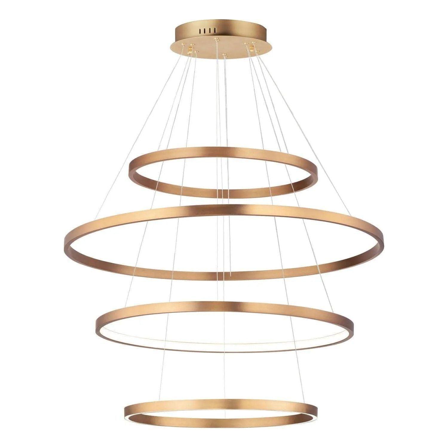 ET2 Lighting - Groove 5-Tier LED Pendant - E22729-GLD - Canada Light Shop
