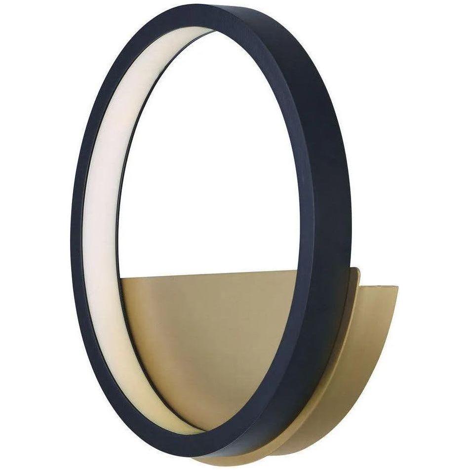 ET2 Lighting - Hoopla LED Wall Sconce - E24320-BKGLD - Canada Light Shop
