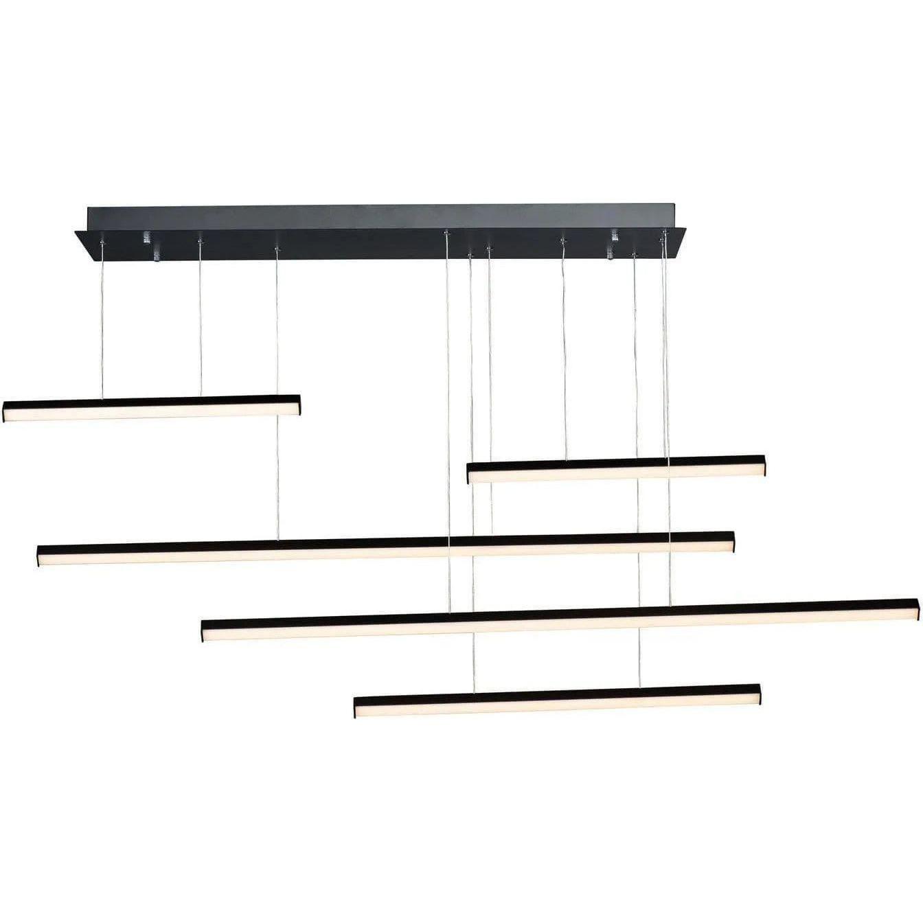 ET2 Lighting - Hover LED Linear Multi Pendant - E21376-BK - Canada Light Shop