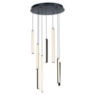 ET2 Lighting - Hover LED Round Multi Pendant - E21377-BK - Canada Light Shop