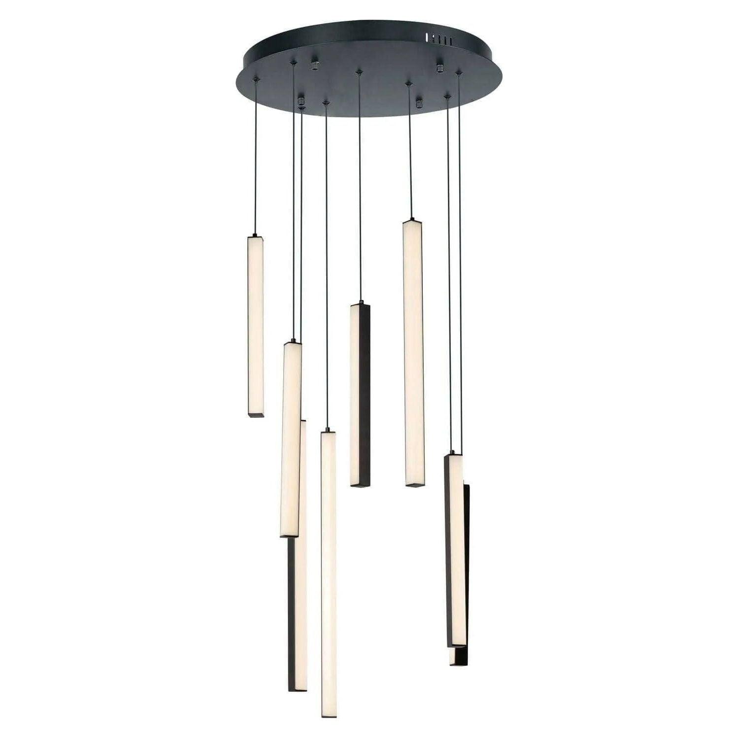 ET2 Lighting - Hover LED Round Multi Pendant - E21377-BK - Canada Light Shop