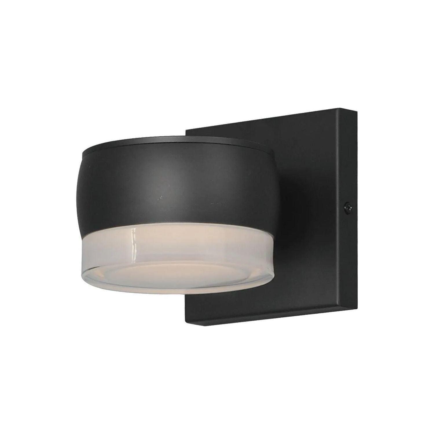 ET2 Lighting - Modular Can LED Outdoor Wall Sconce - E30161-10BK - Canada Light Shop