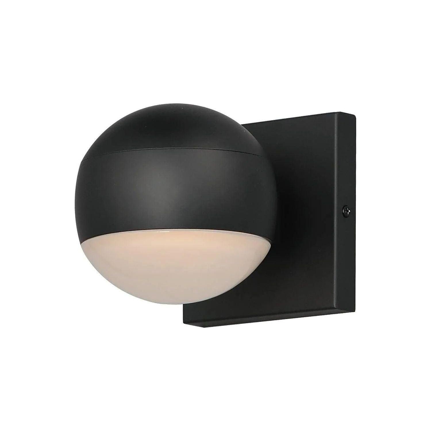 ET2 Lighting - Modular Globe LED Outdoor Wall Sconce - E30165-10BK - Canada Light Shop