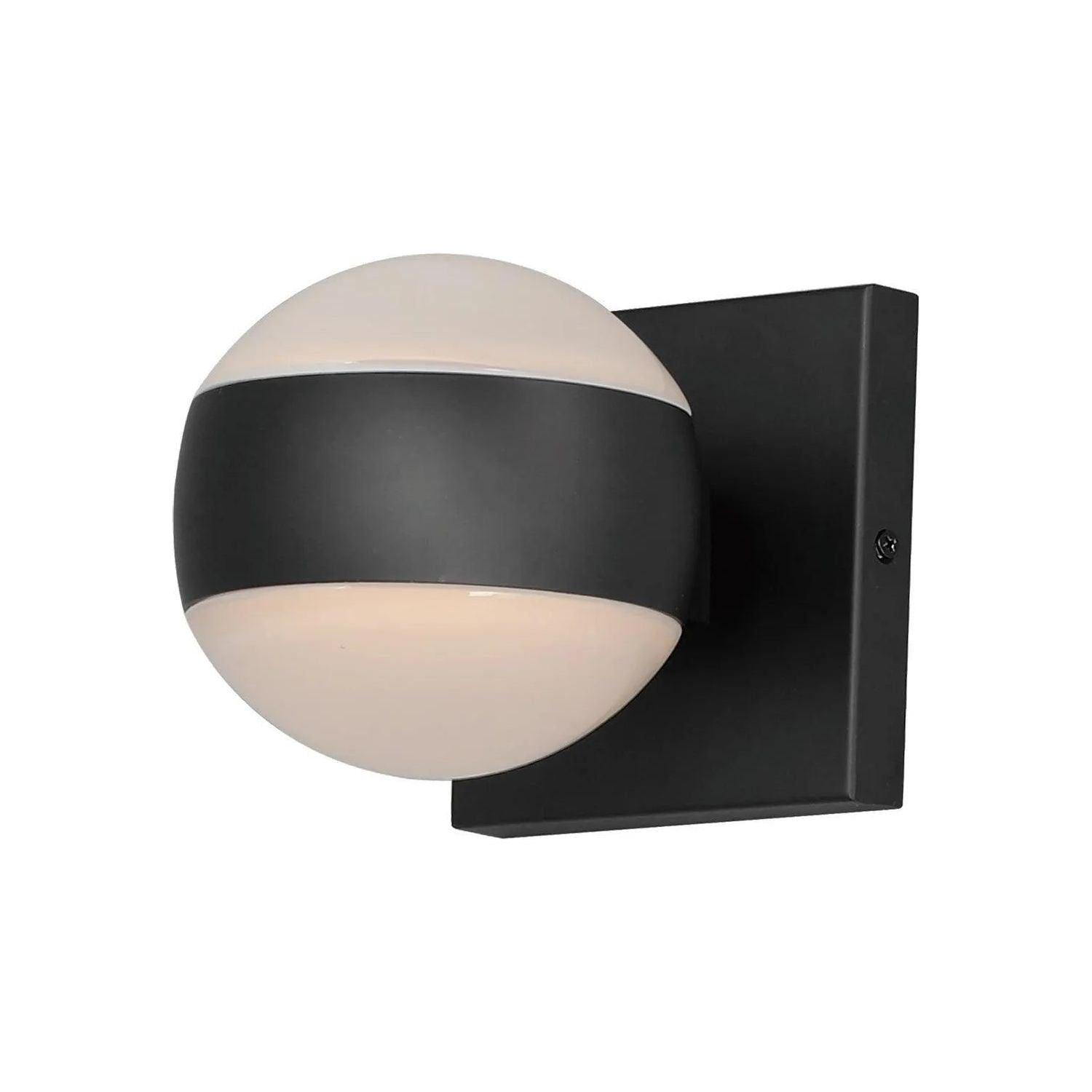 ET2 Lighting - Modular Globe LED Outdoor Wall Sconce - E30175-10BK - Canada Light Shop