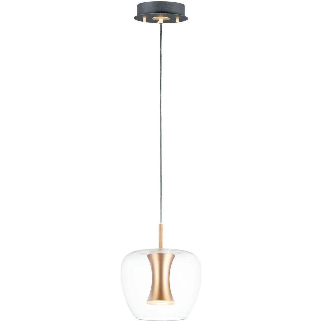 ET2 Lighting - Newton LED Pendant - E24162-18BKGLD - Canada Light Shop
