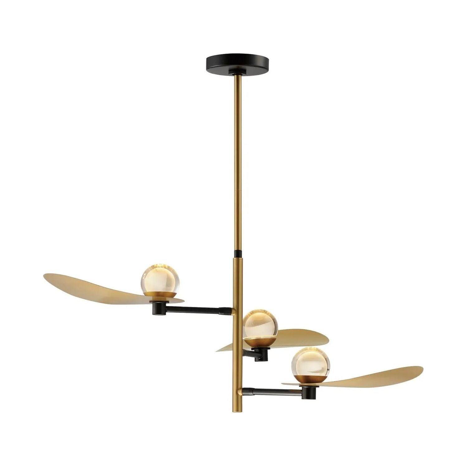 ET2 Lighting - Pearl LED Chandelier - E24073-BKNAB - Canada Light Shop