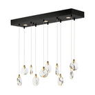 ET2 Lighting - Pebble LED Linear Pendant - E11076-122BKPG - Canada Light Shop