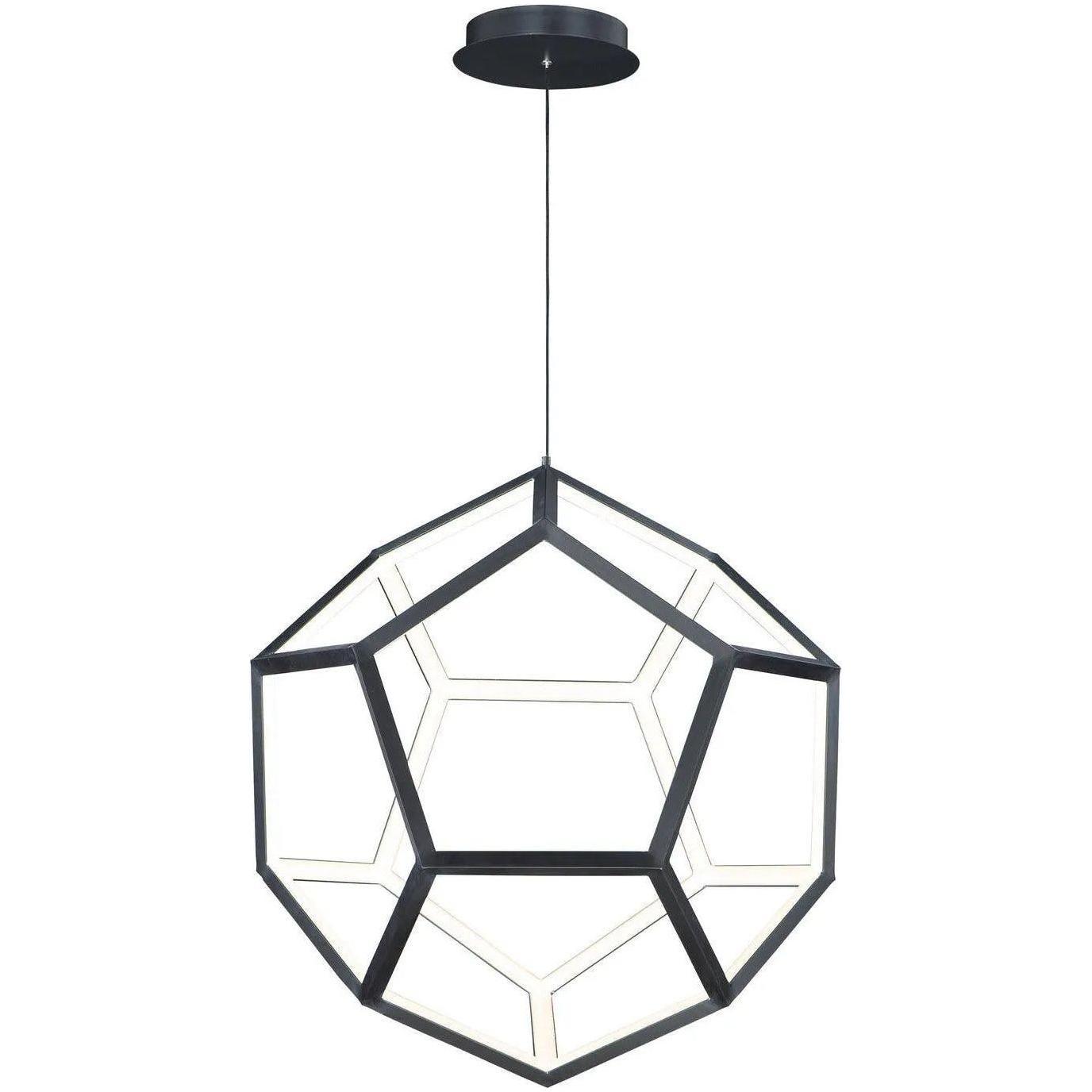 ET2 Lighting - Penta LED Pendant - E25104-BK - Canada Light Shop