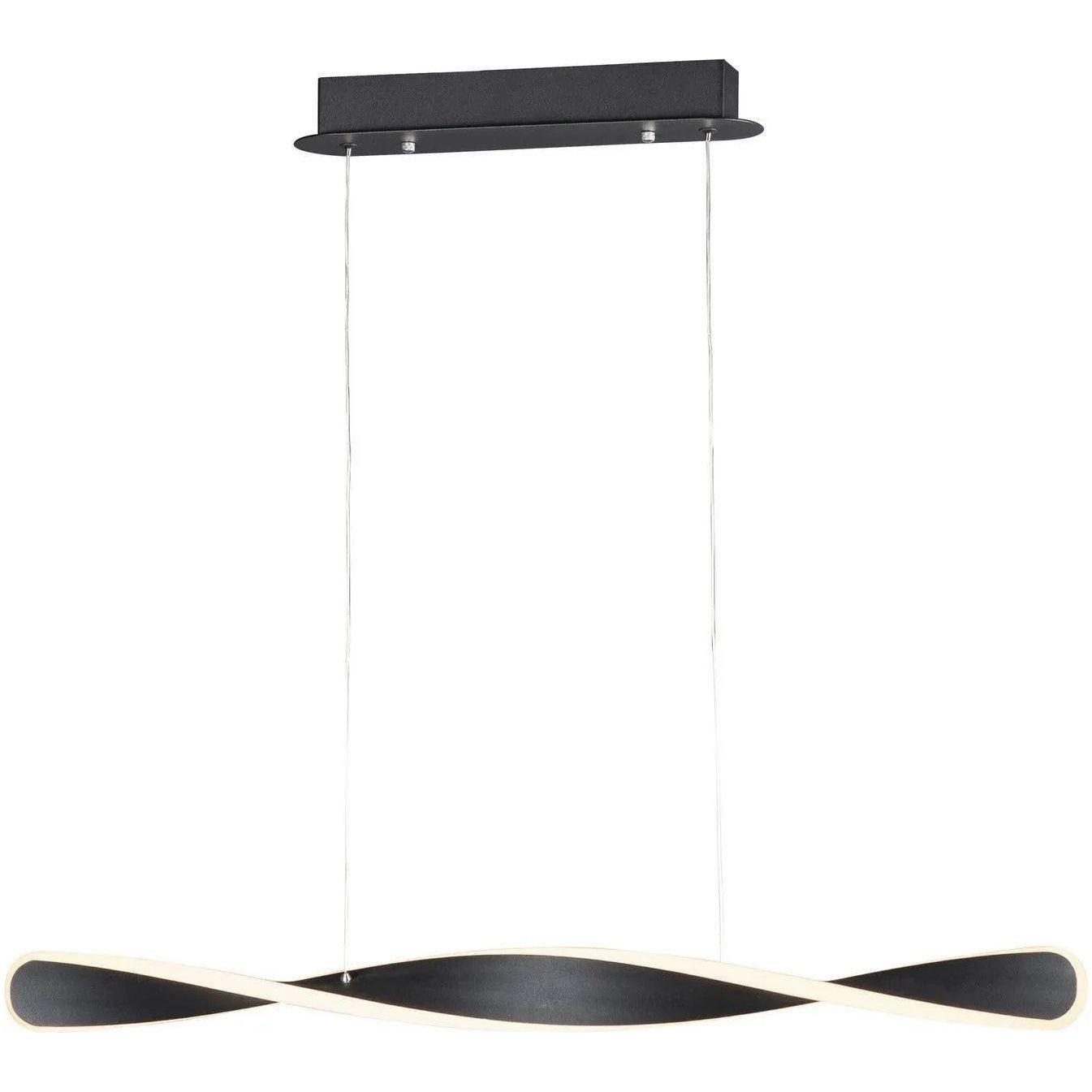 ET2 Lighting - Pirouette LED Linear Pendant - E24155-BK - Canada Light Shop