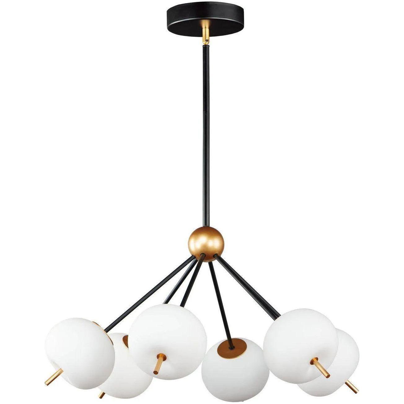 ET2 Lighting - Quest LED Pendant - E25116-92BKGLD - Canada Light Shop