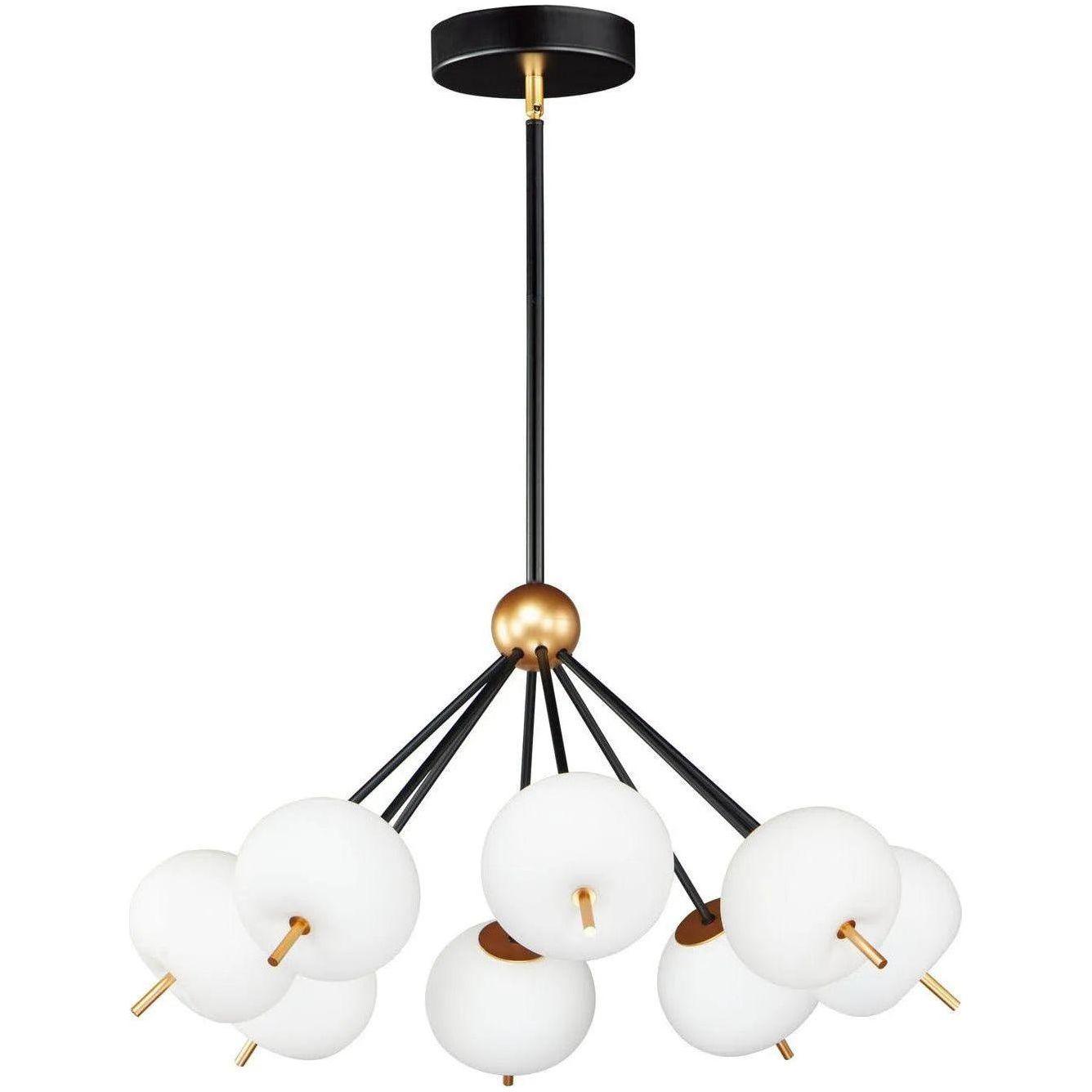 ET2 Lighting - Quest LED Pendant - E25118-92BKGLD - Canada Light Shop