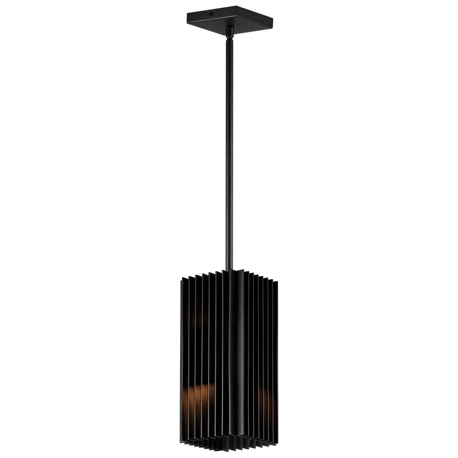 ET2 Lighting - Rampart LED Outdoor Pendant - E30119-BK - Canada Light Shop