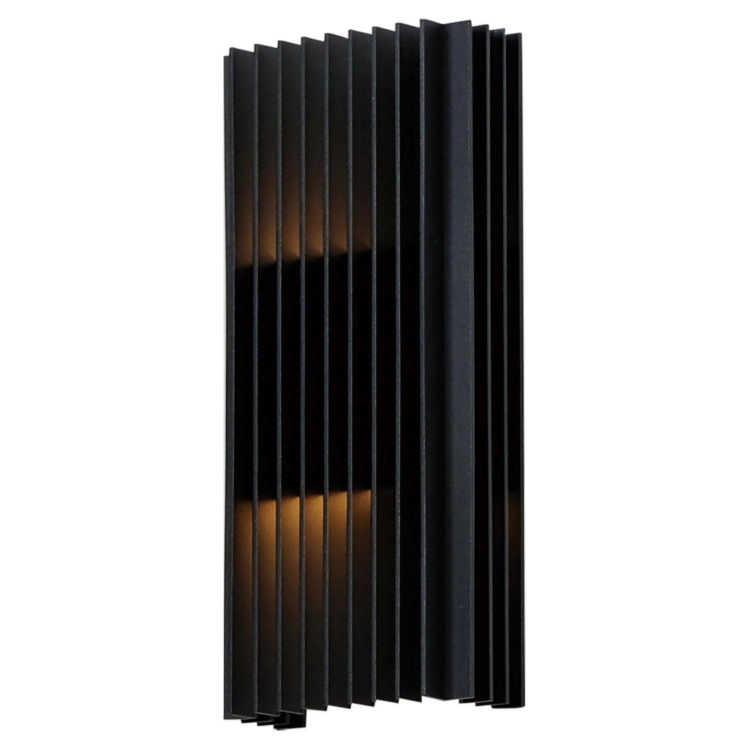 ET2 Lighting - Rampart LED Outdoor Wall Sconce - E30116-BK - Canada Light Shop