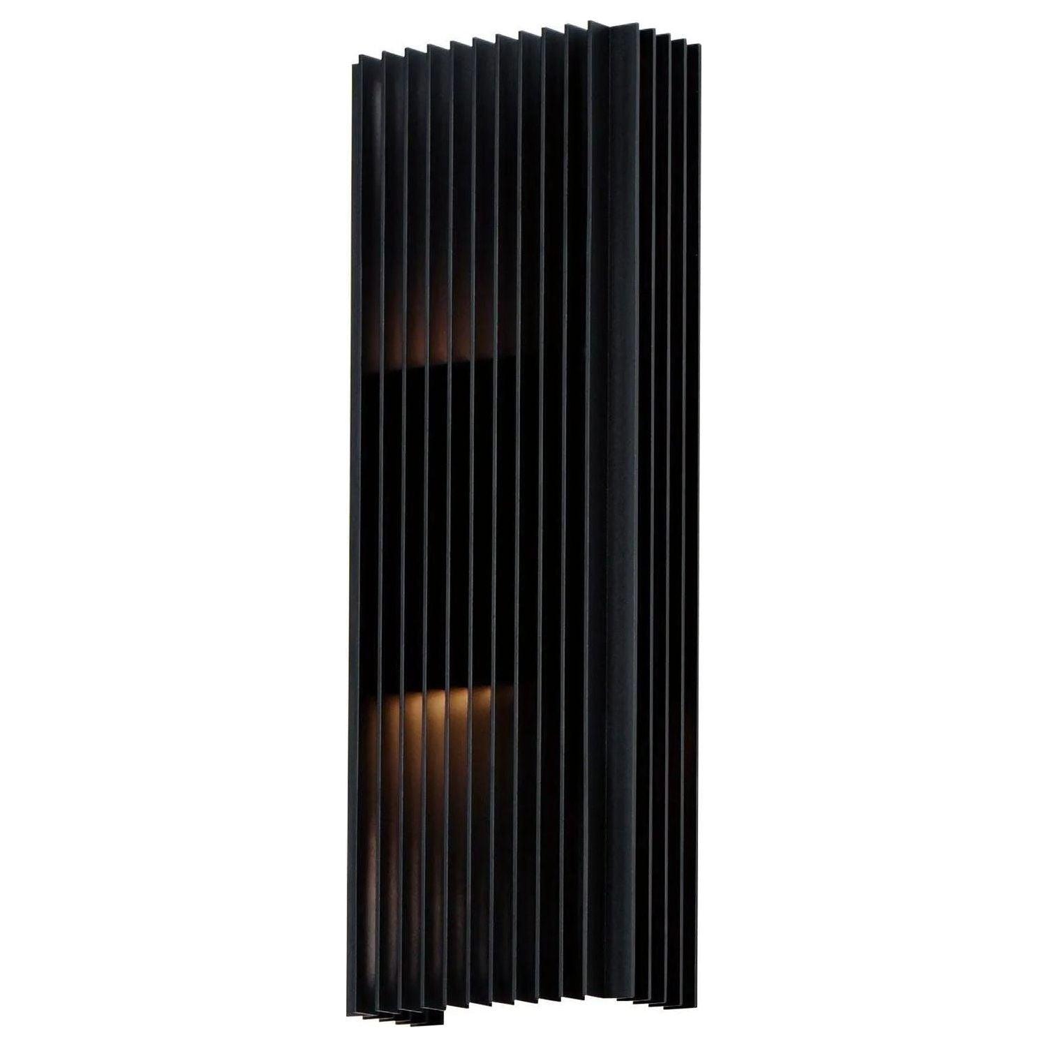 ET2 Lighting - Rampart LED Outdoor Wall Sconce - E30117-BK - Canada Light Shop