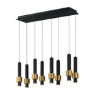 ET2 Lighting - Reveal LED Linear Pendant - E24758-BKGLD - Canada Light Shop