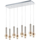 ET2 Lighting - Reveal LED Linear Pendant - E24758-BKGLD - Canada Light Shop