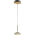 ET2 Lighting - Saucer LED Mini Pendant - E21541-90BKGLD - Canada Light Shop