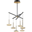 ET2 Lighting - Saucer LED Pendant - E21546-90BKGLD - Canada Light Shop