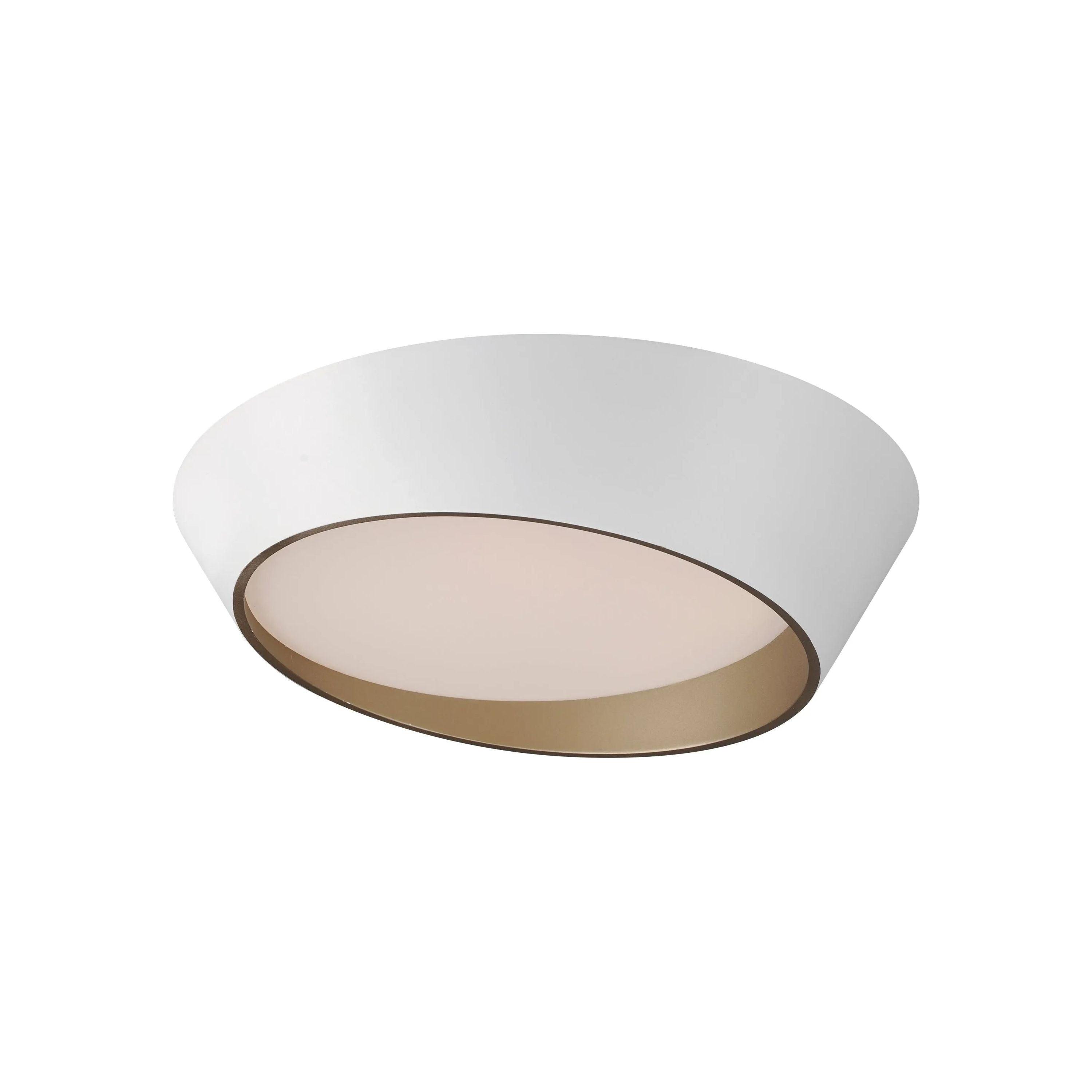 ET2 Lighting - Slant LED Flush Mount - E51032-WTGLD - Canada Light Shop