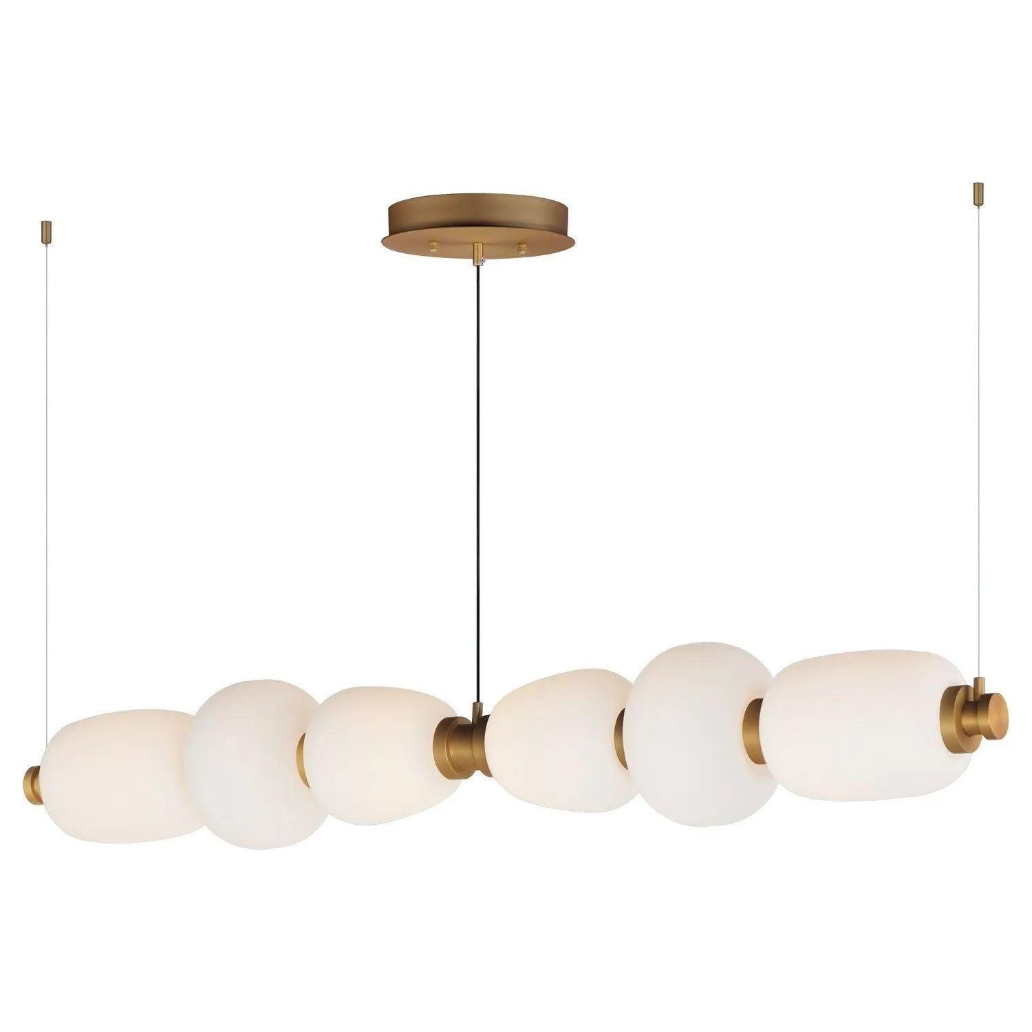 ET2 Lighting - Soji LED Linear Pendant - E25168-92BKGLD - Canada Light Shop