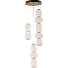 ET2 Lighting - Soji LED Multi Pendant - E25069-92BKGLD - Canada Light Shop