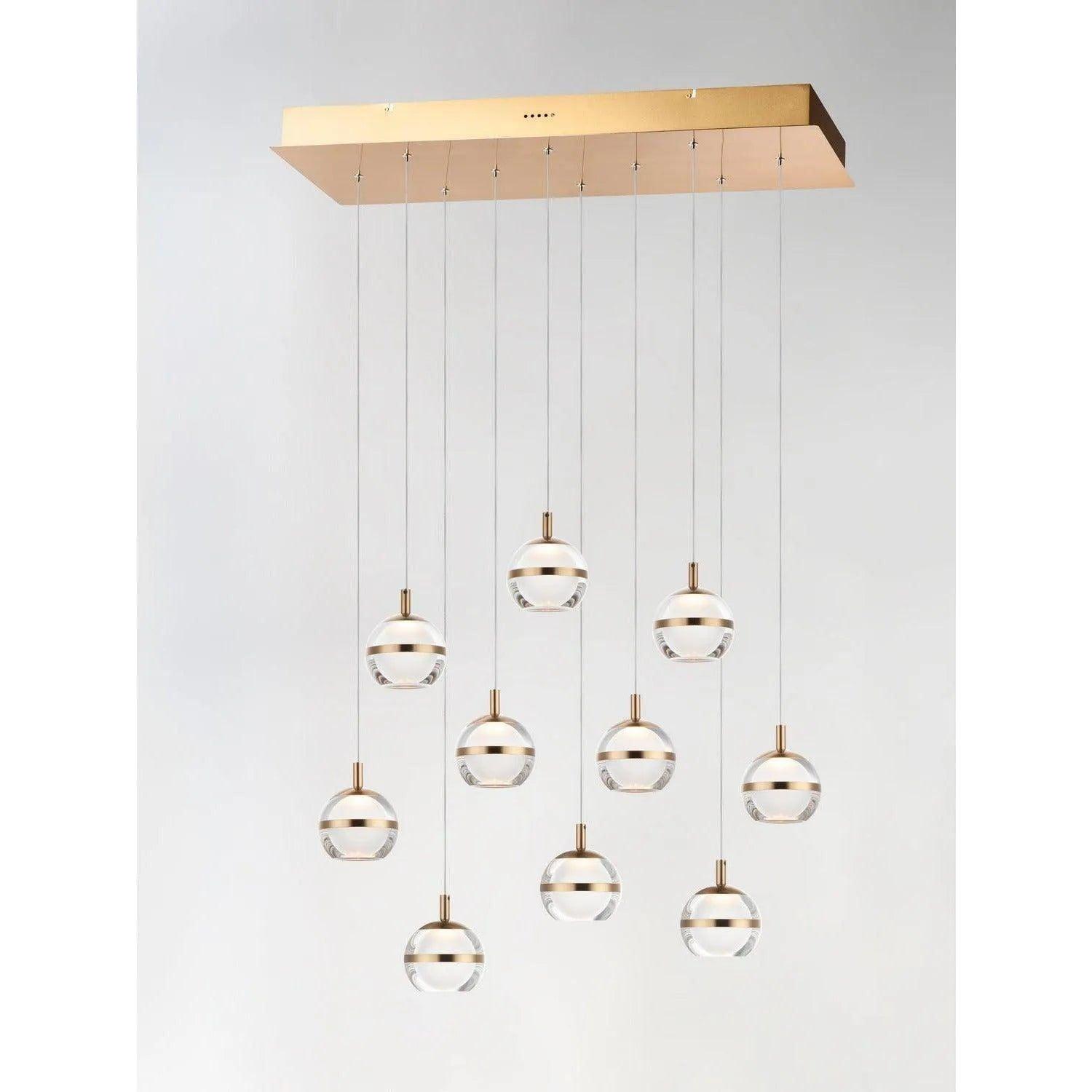 ET2 Lighting - Swank LED Linear Pendant - E24599-93NAB - Canada Light Shop