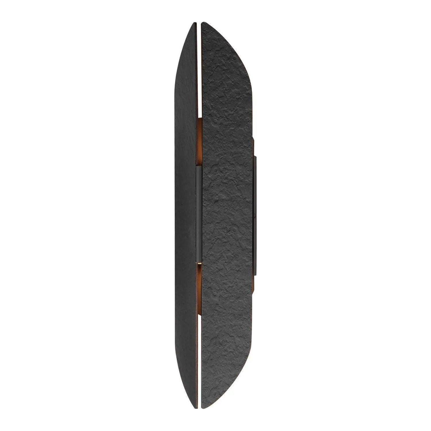 ET2 Lighting - Tectonic LED Outdoor Wall Sconce - E30142-BKAB - Canada Light Shop
