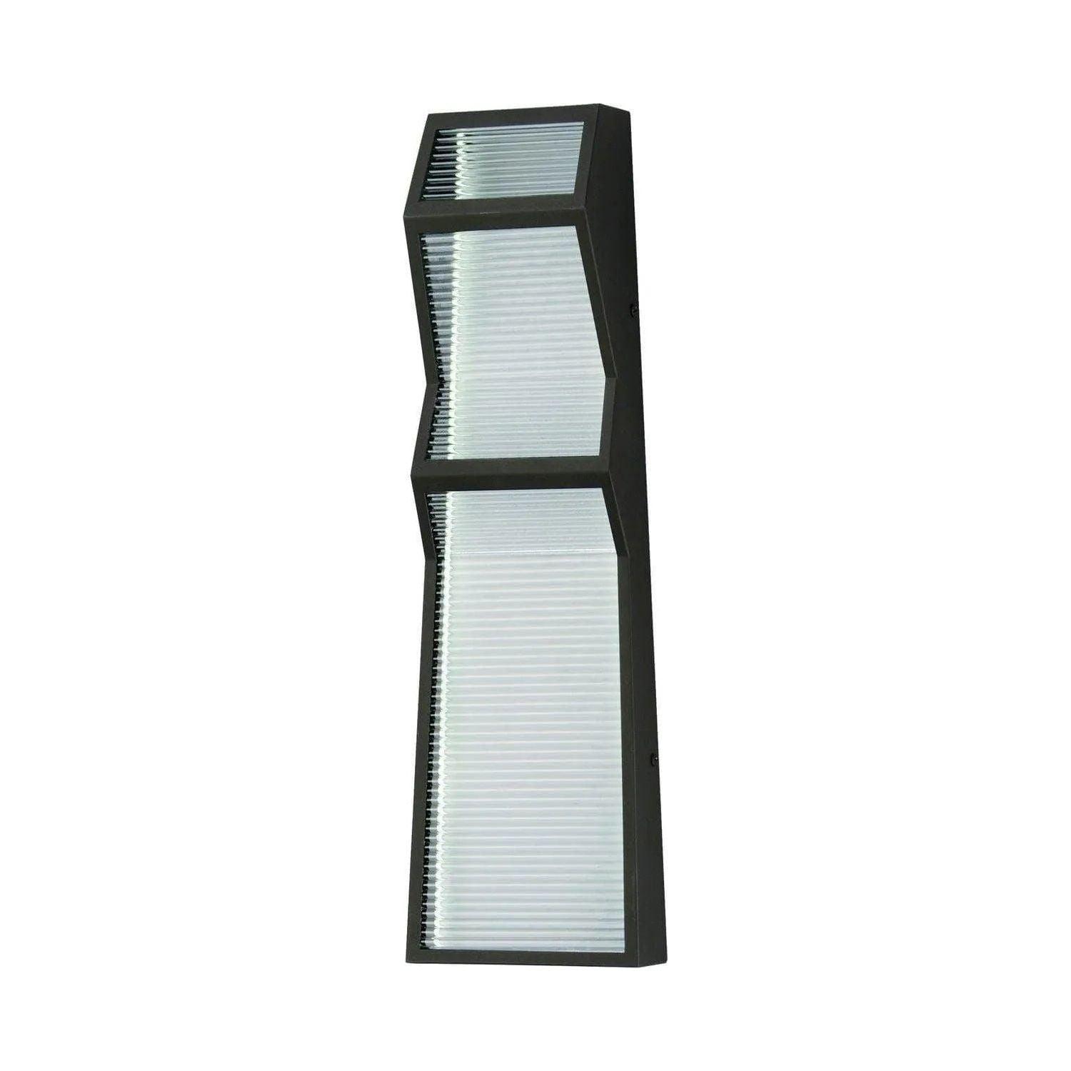 ET2 Lighting - Totem LED Outdoor Wall Sconce - E30124-144BK - Canada Light Shop