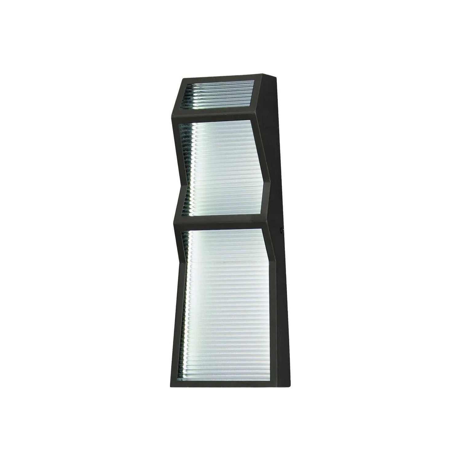 ET2 Lighting - Totem LED Zig-Zag Outdoor Wall Sconce - E30123-144BK - Canada Light Shop