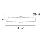Eurofase - Absolve LED Wall Sconce - 33228-013 - Canada Light Shop