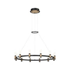 Eurofase - Albany Round LED Chandelier - 37043-018 - Canada Light Shop