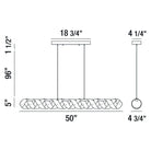 Eurofase - Banderia LED Linear Suspension - 30083-011 - Canada Light Shop