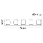 Eurofase - Barile Bathbar - 30046-016 - Canada Light Shop
