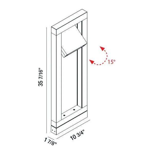 Eurofase - Crois LED Bollard - 31918-022 - Canada Light Shop